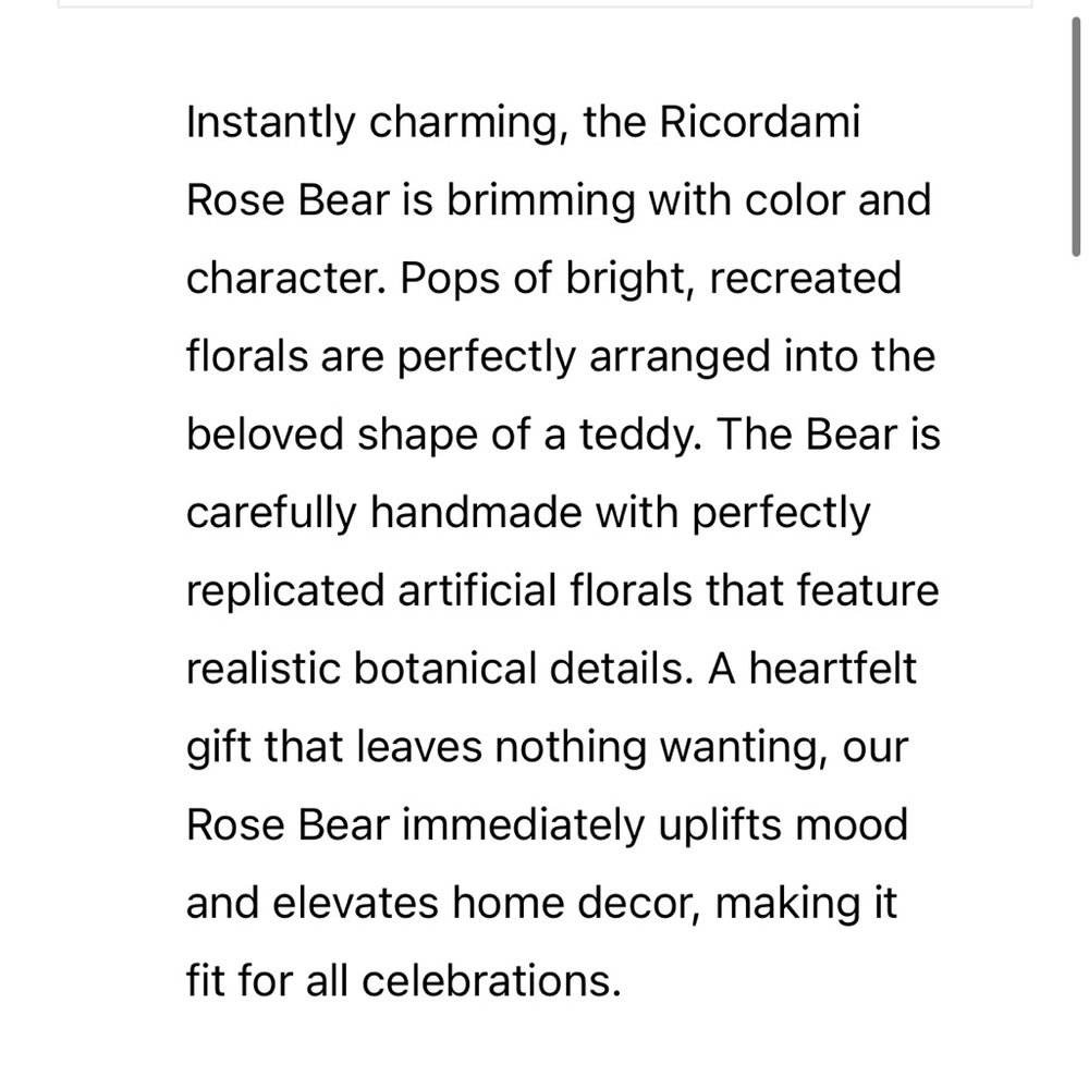 Rose bear - Picture 5 of 5